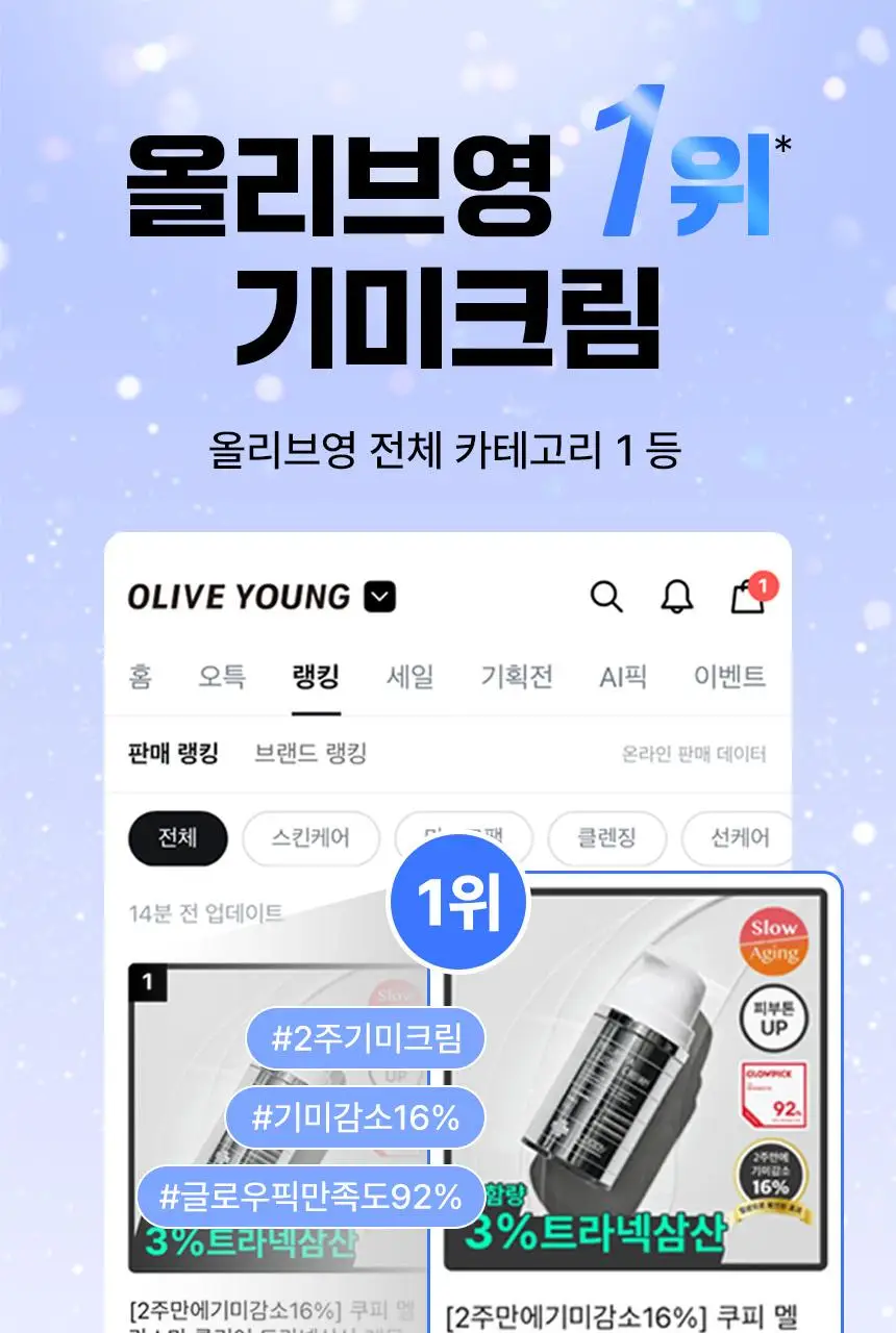 [2주만에기미감소16%] 쿠피 멜라스마 클리어 트라넥삼산 레몬수 기미크림 50ml 상세페이지 1